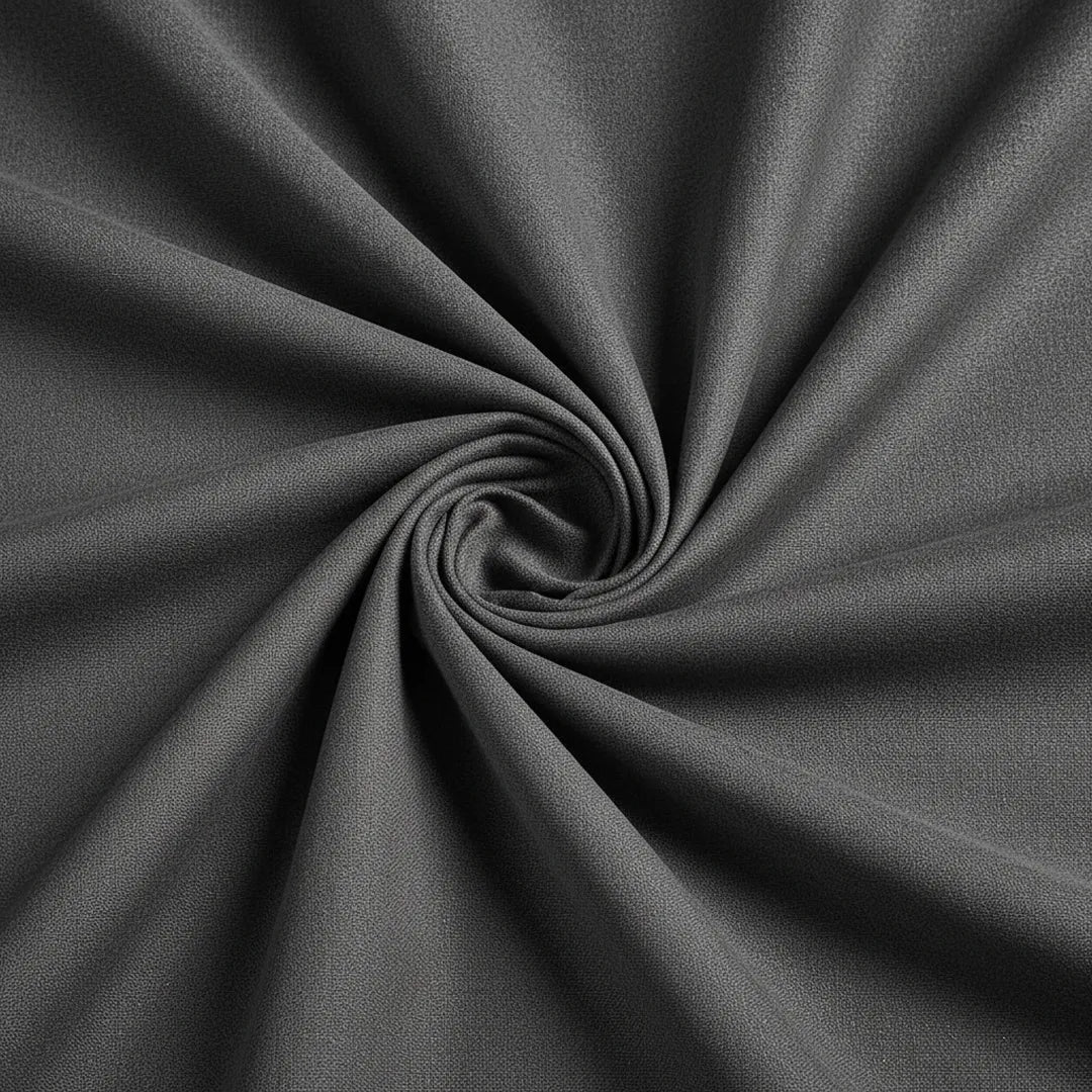 Matière du rideau occultant Maison Rideau de couleur gris foncé