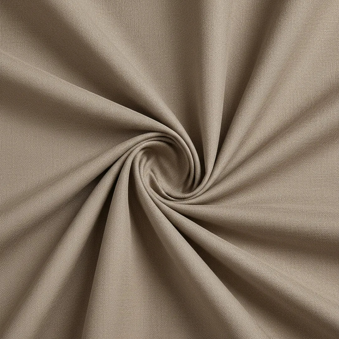 Matière du rideau occultant Maison Rideau de couleur taupe