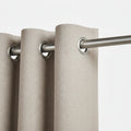 Rideau occultant Maison Rideau de couleur beige