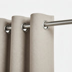 Rideau occultant Maison Rideau de couleur beige