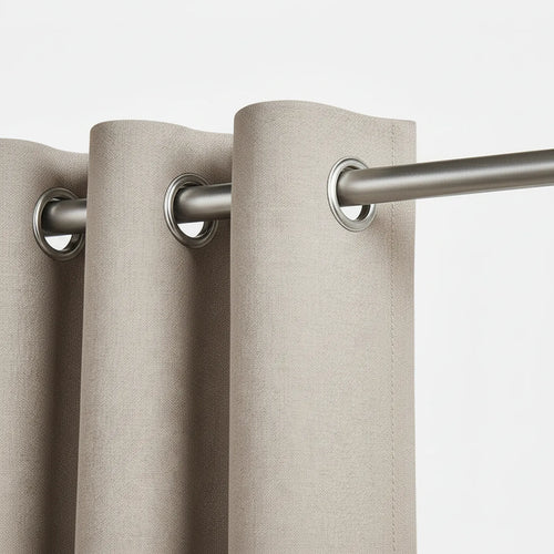 Rideau occultant Maison Rideau de couleur beige