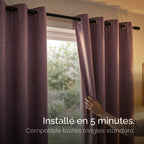 Rideau occultant Obscura Mauve