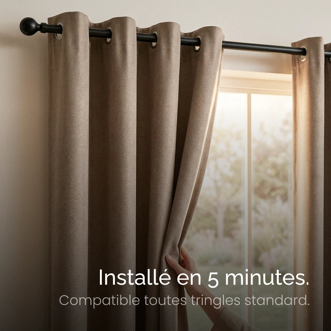 Rideau occultant Obscura Taupe