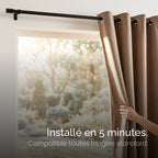 Rideau occultant Obscura Taupe clair