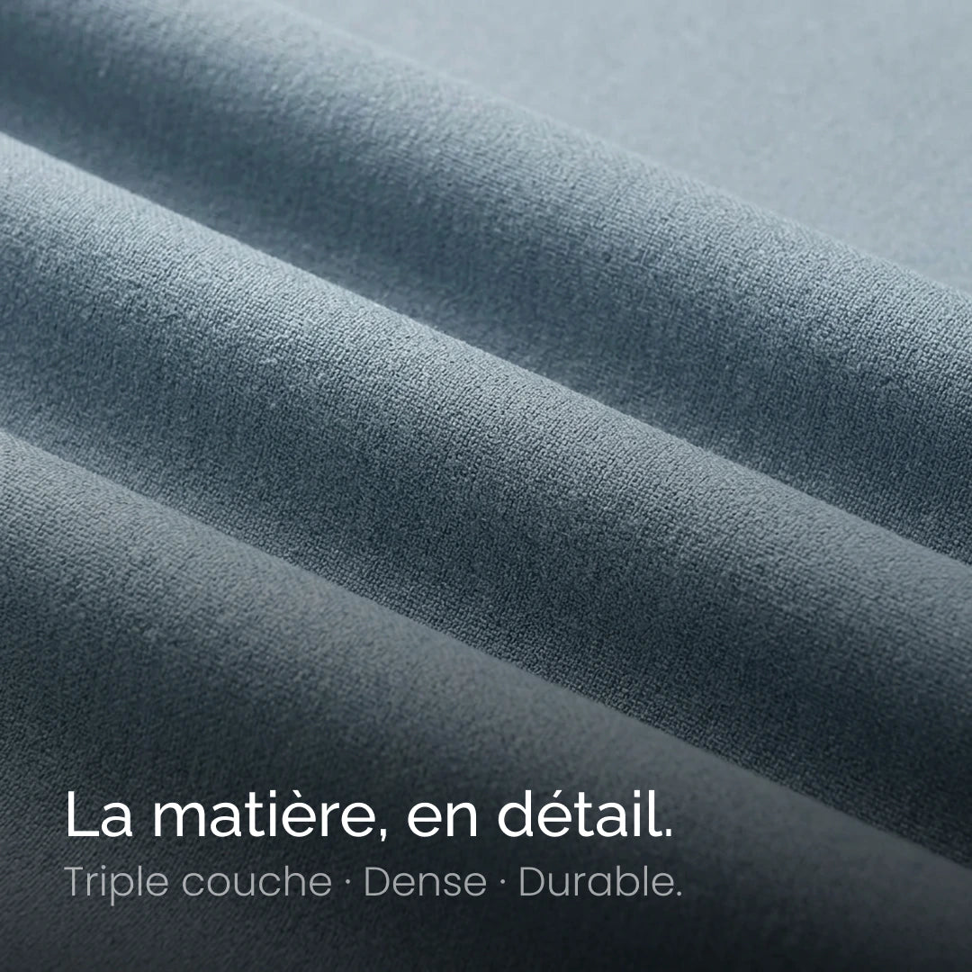 Rideau occultant Obscura Bleu clair