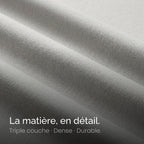 Rideau occultant Obscura Gris perle