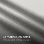 Rideau occultant Obscura Gris très clair