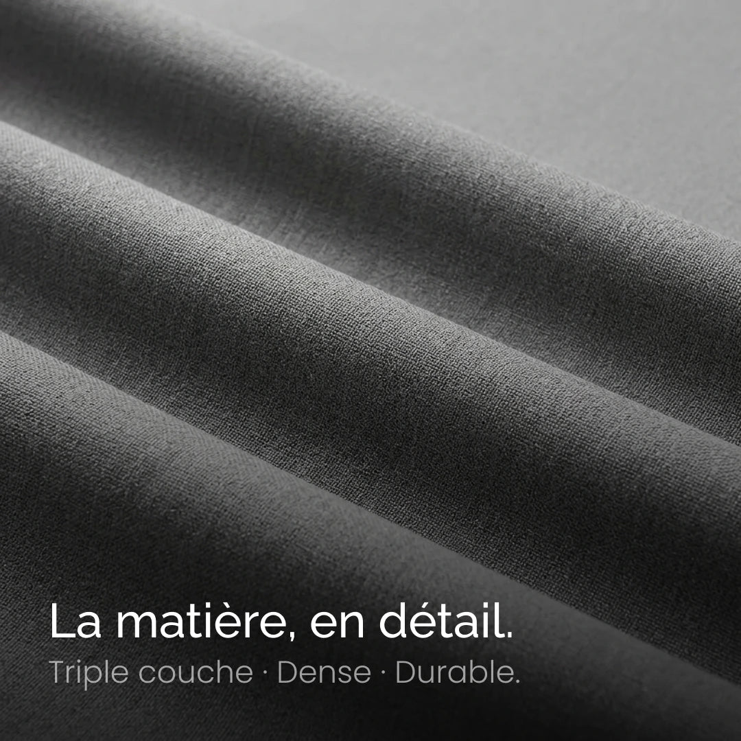 Rideau occultant Obscura Gris