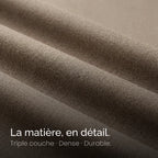 Rideau occultant Obscura Marron taupe