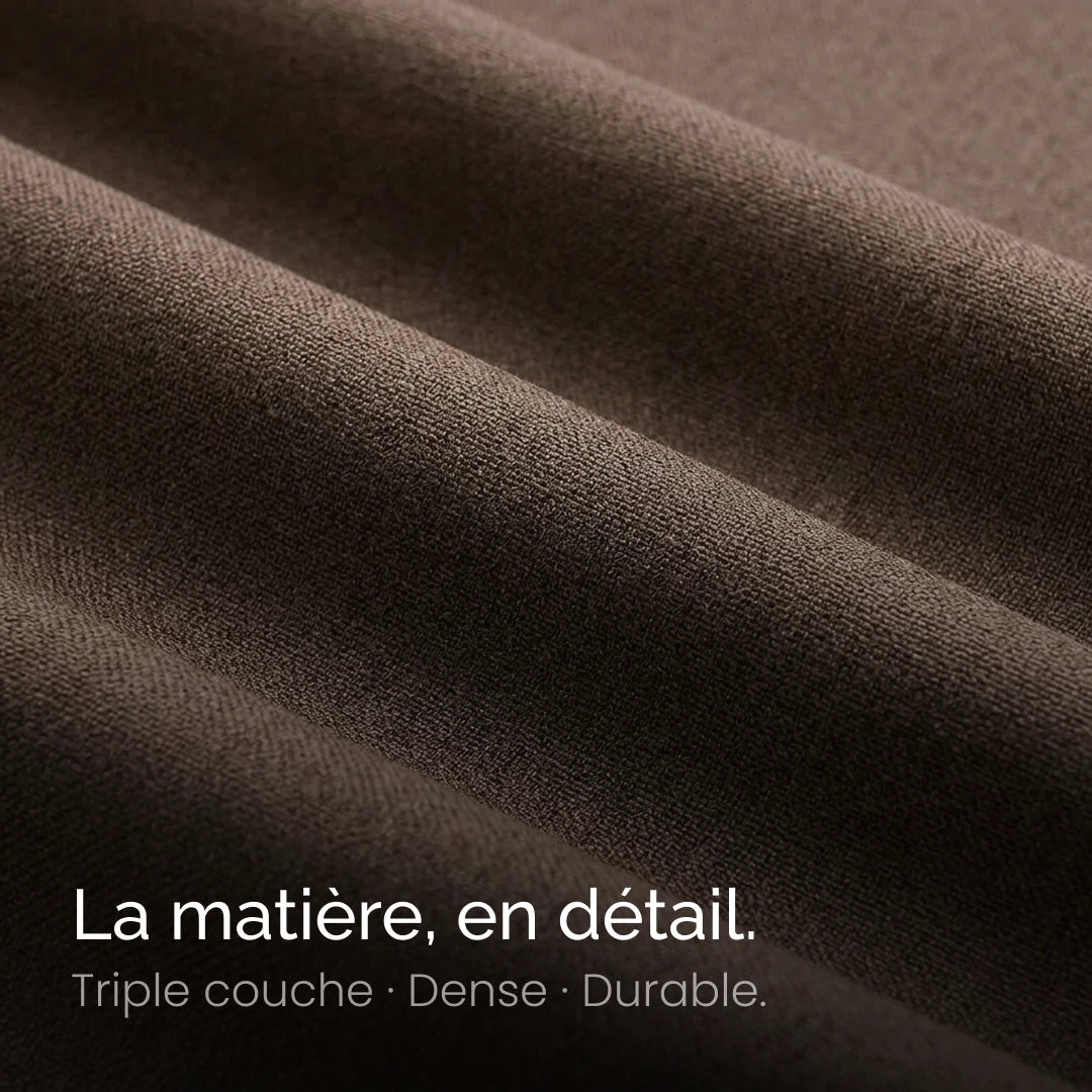 Rideau occultant Obscura Marron