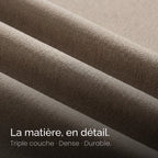 Rideau occultant Obscura Taupe clair