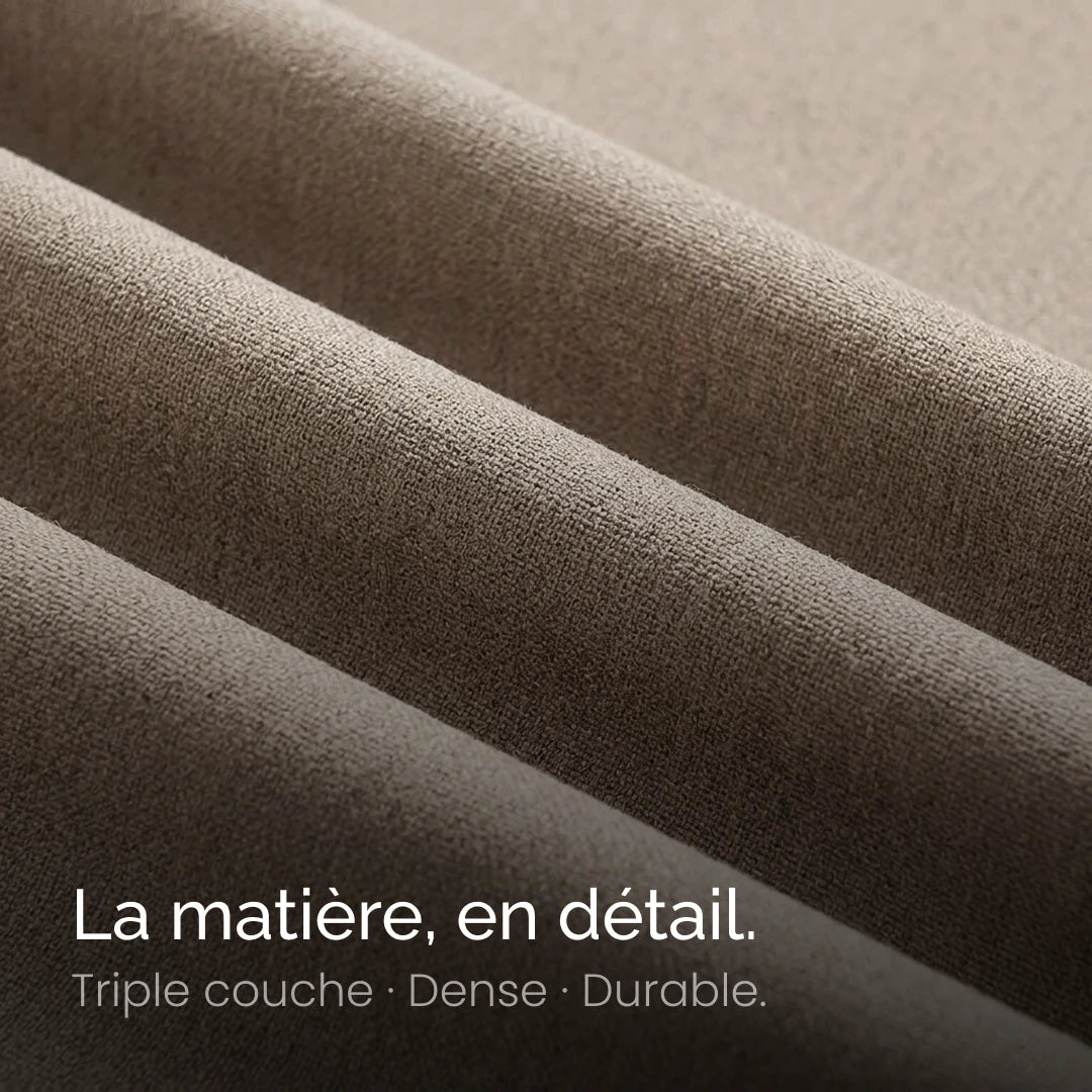 Rideau occultant Obscura Taupe clair