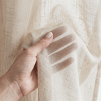 Rideau voilage en lin Natura Beige