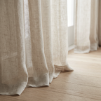 Rideau voilage en lin Natura Beige